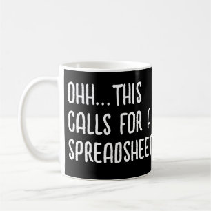Mug Ohh cela nécessite une feuille de calcul, Comptabl