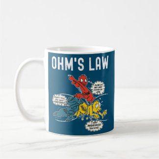 Mug Ohms Law Funny Electricity Expliqué Électrique