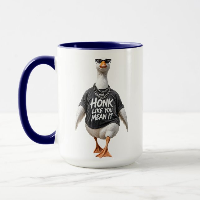 Mug Oie Cool Avec Des Lunettes De Soleil (Gauche)