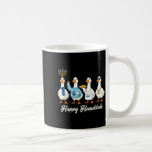 Mug Oie de Hanukkah Joyeux Hanukkah Menorah Dreidel Ju