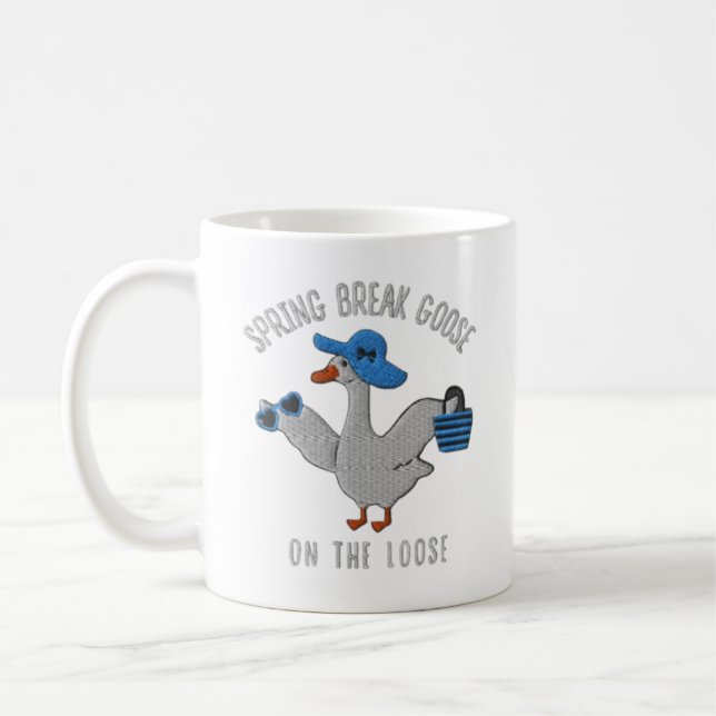 Mug Oie De Printemps Sur La Perte (Gauche)