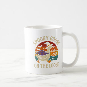 Mug Oie De Soie vintage Sur L'Halloween Loose Drôle Ré