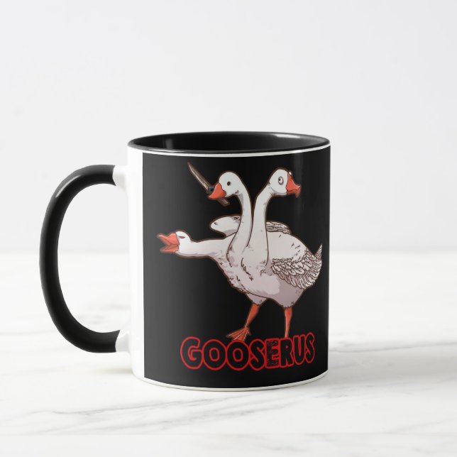 Mug Oie et coquine de Cerberus vidés (Gauche)