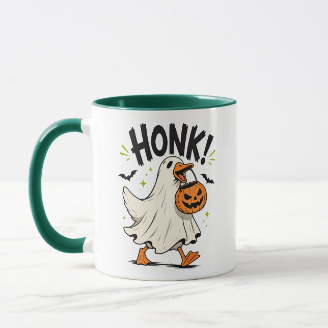 Mug Oie fantôme drôle d'Halloween (Gauche)