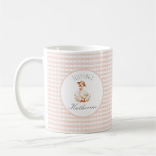 Mug Oie Ridicule Élégante Rose Fille Nom Personnalisé