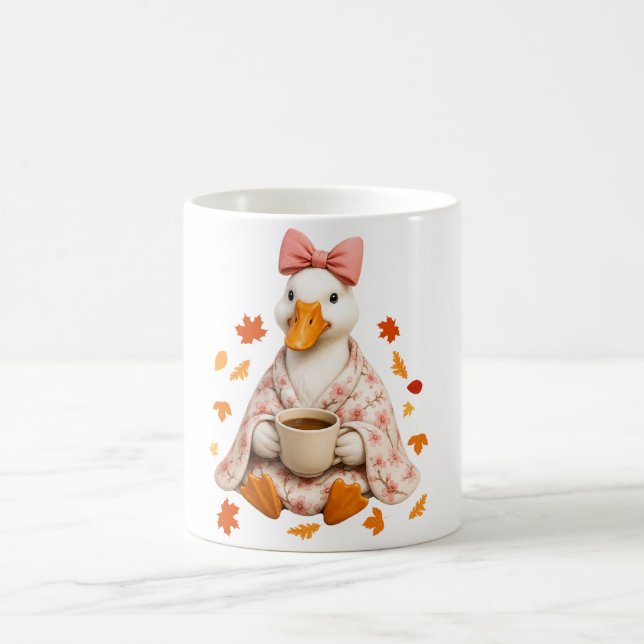 Mug Oie Ridicule  Plaid de Café de Fleur de Cerisier d (Centre)