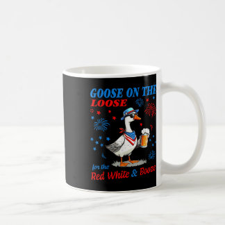 Mug Oie Rouge Blanc Et Alcool 4 Juillet Oie Sur La
