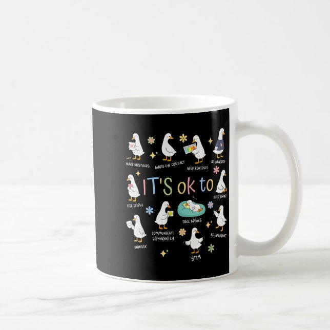 Mug Oie stupide est pour les hommes femmes santé menta (Droite)