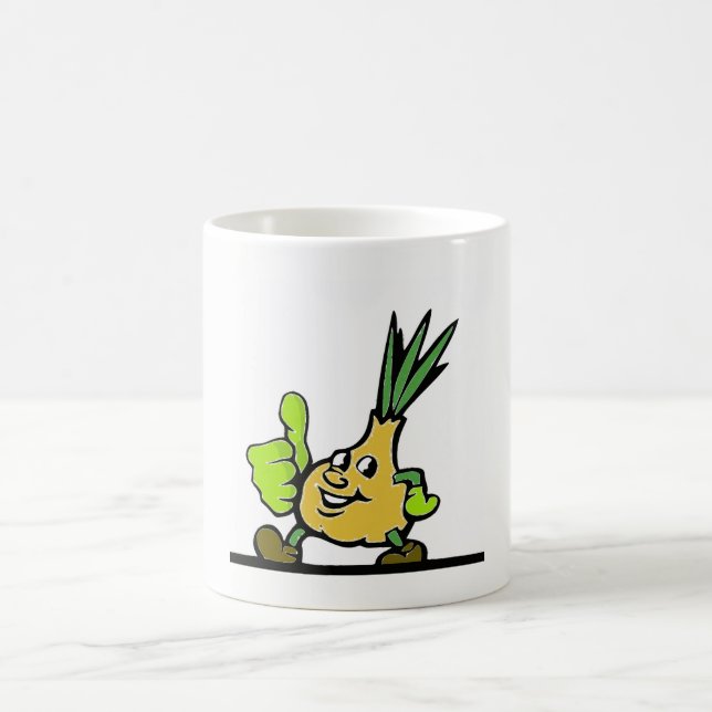Mug Oignon avec pouces levés (Centre)