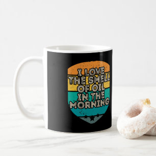 Mug Oilfield Travailleur Roghneck J'Aime L'Odeur Du P