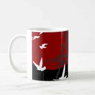 Mug oiseau à silhouette