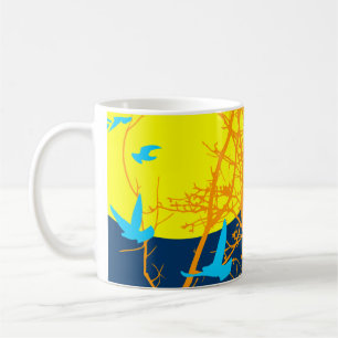 Mug oiseau à silhouette
