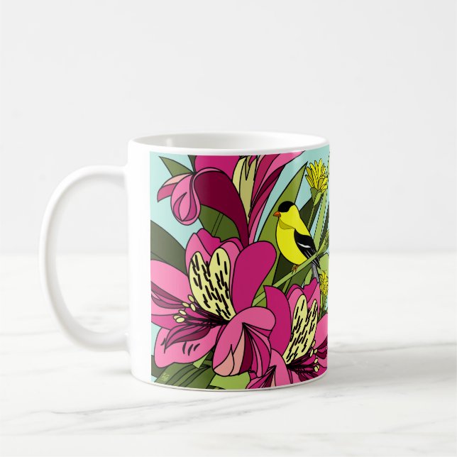 Mug Oiseau américain Goldfinch (Gauche)