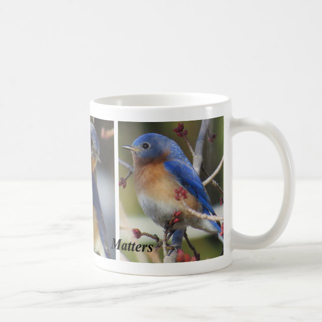 Mug Oiseau bleu (Droite)
