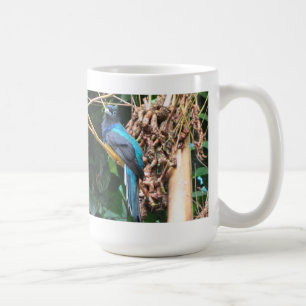 Mug Oiseau bleu long à queue