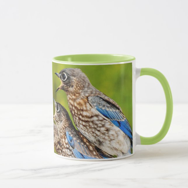 Mug Oiseau bleu oriental (Droite)