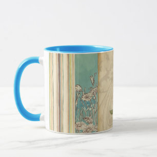 Mug Oiseau Brown et bleu sur une branche
