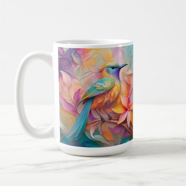 Mug Oiseau Chanson Violet Gorge Fantastique (Gauche)