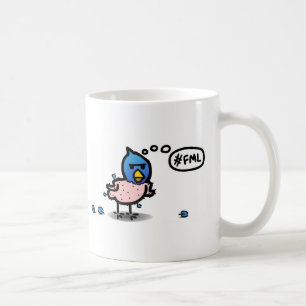 Mug Oiseau de bleu de gazouillement de #FML