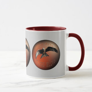 Mug Oiseau de cerf-volant de proie rouge