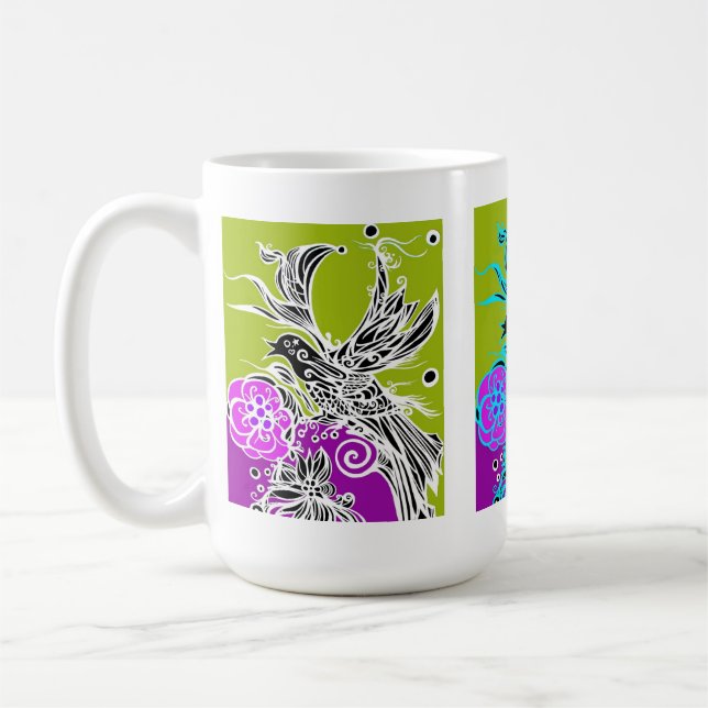 Mug Oiseau de chanson d'Etta (Gauche)