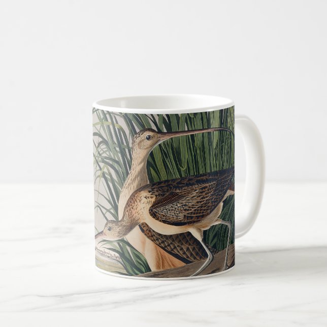 Mug Oiseau de Courlis à long bec Audubon (Devant droit)