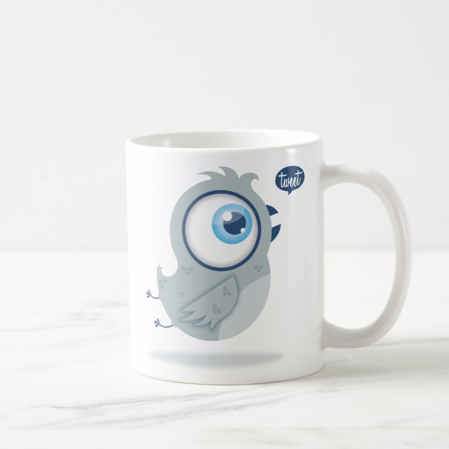 Mug Oiseau de gazouillement (Droite)