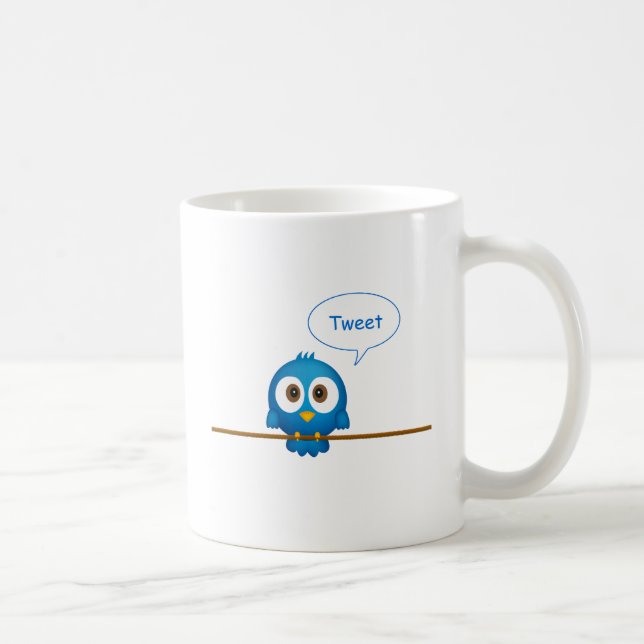 Mug Oiseau de gazouillement (Droite)