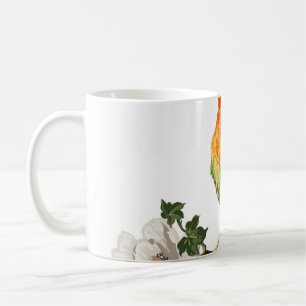 Mug Oiseau de Paradis et fleurs exotiques sur un fond 
