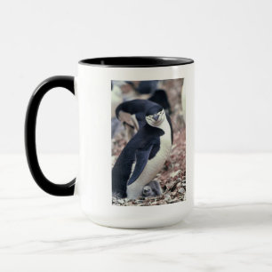 Mug Oiseau de pingouin mignon animal noir eau blanche