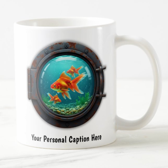 Mug Oiseau d'or à l'intérieur d'un trou (Créateur téléchargé)