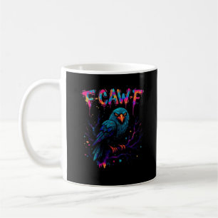Mug Oiseau drôle Corbeau Corneille Pun Jeu de mots Cit