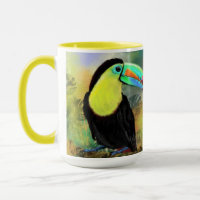 Oiseau exotique tropical de Toco Toucan - Peinture