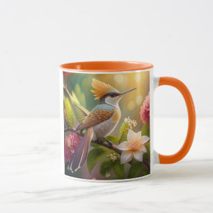 Mug Oiseau Fantastique à Crête Dorée