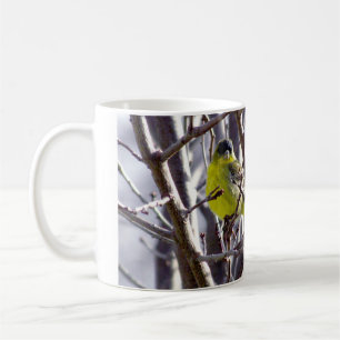 Mug - Oiseau jaune dans des branches nues