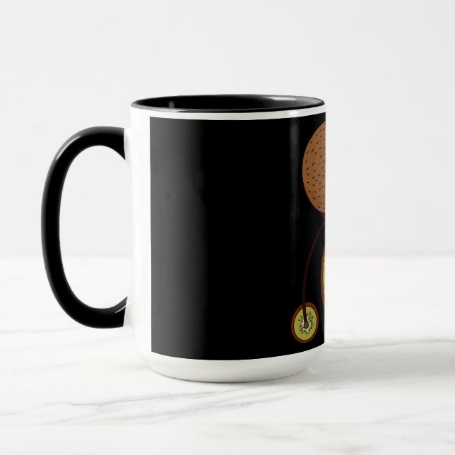 Mug Oiseau Kiwi à Vélo (Gauche)