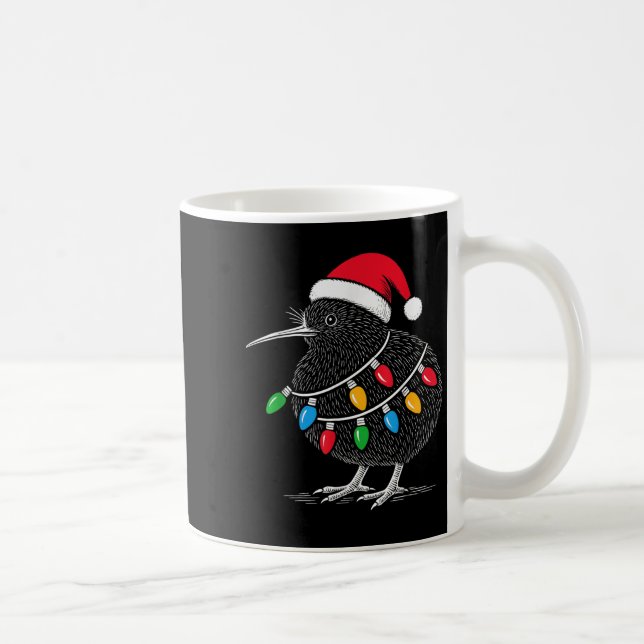 Mug Oiseau Kiwi Nouvelle-Zélande Vacances Noël  (Droite)