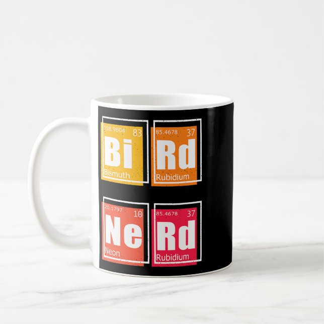 Mug OISEAU NERD Tableau périodique des éléments Survei (Gauche)