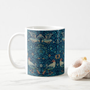 Mug Oiseau par William Morris, textile artistique vint