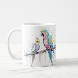 Mug oiseau pastel