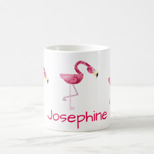 Mug Oiseau rose personnalisé de Flamant rose