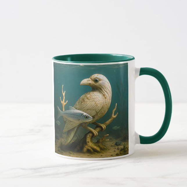 Mug Oiseau Sculpture Artistique (Droite)