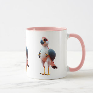 Mug  Oiseau trop marrant avec un gros bec noir.