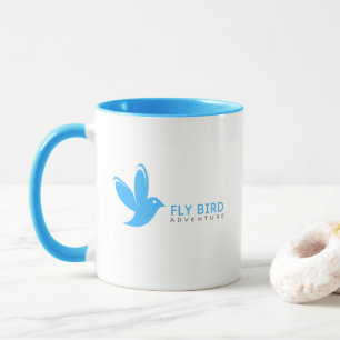 Mug Oiseau volant bleu