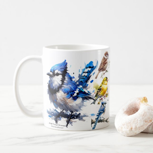 Mug Oiseaux (Avec donut)