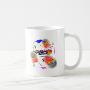 Mug oiseaux abstraits