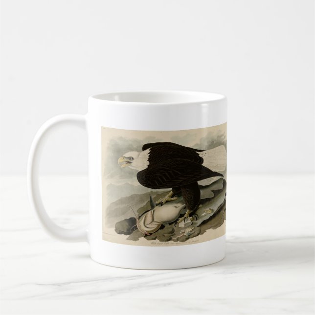 Mug Oiseaux d'Amérique à tête blanche (aigle à tête bl (Gauche)