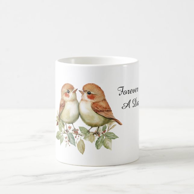 Mug Oiseaux d'amour éternel (Centre)