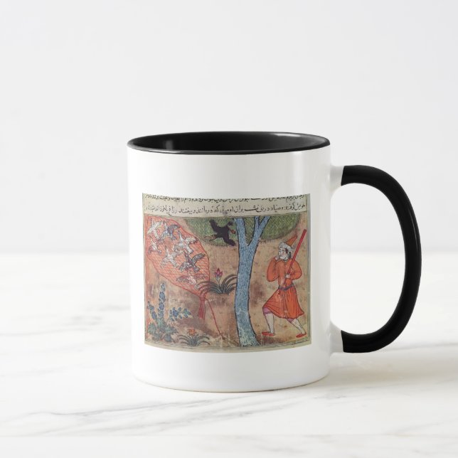 Mug Oiseaux de chasse, 'du livre de Kalila et (Droite)