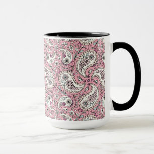 Mug Oiseaux de marguerite en rose bébé